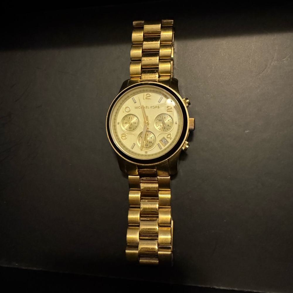 Michael Kors Gold Runway Watch